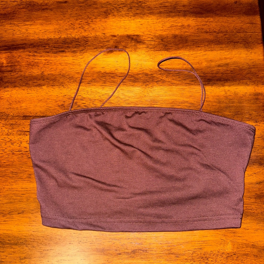 Women's Brown Tube Top